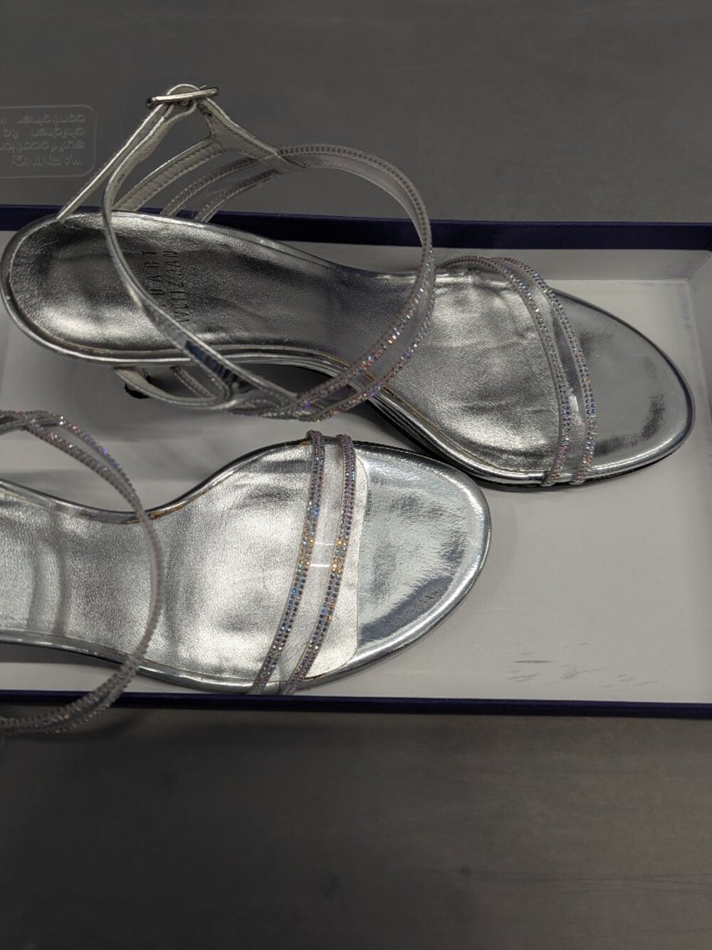 Stuart Weitzman CINEMATIC SILVER SPECCHIO